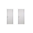 Ver imagem 1 de 2 Kits Porta de Madeira Lisa 215x84cm com Batente de MDF Ultra 16cm Melamínico Abertura Esquerda Bra