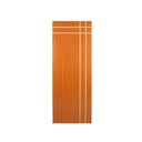 Ver imagem 2 de Kit com 2 Folhas de Porta Madeira Decorada 210x80cm Espessura 3,5cm Mantiqueira Marrom/Mogno MGM