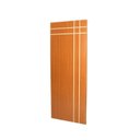 Ver imagem 3 de Kit com 2 Folhas de Porta Madeira Decorada 210x80cm Espessura 3,5cm Mantiqueira Marrom/Mogno MGM