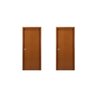 2 Kits Porta de Madeira Lisa 215x84cm com Batente de Mdf Ultra 12cm Melamínico - 1