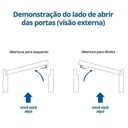 Ver imagem 3 de 2 Kits Porta de Madeira Lisa 215x84cm com Batente de Mdf Ultra 12cm Melamínico