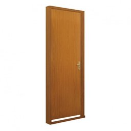2 Kits Porta de Madeira Lisa 215x84cm com Batente de Mdf Ultra 12cm Melamínico - 2
