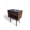 Ver imagem 1 de Mesa de Cabeceira 1 Gaveta -seul Canela