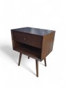Ver imagem 1 de Mesa de Cabeceira 1 Gaveta -seul Canela
