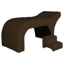 Ver imagem 2 de Maca Estética Luxo Suede Cores - DS Estoafados - Marrom
