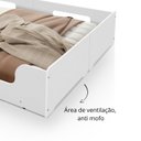 Ver imagem 3 de Cama Casal Montessoriana Princesa + Colchão Casal D23 - Bamboo