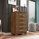 Ver imagem 1 de Cômoda 5 Gavetas Itapema