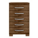 Ver imagem 2 de Cômoda para Quarto 5 Gavetas com Pés Itapema Marrom/Malbec