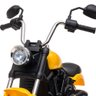 Mini Moto Elétrica Infantil Triciclo Motorizado Criança Harley-davidson - Amarela - 7