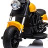 Mini Moto Elétrica Infantil Triciclo Motorizado Criança Harley-davidson - Amarela - 8