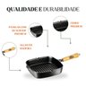 Frigideira Grill Quadrada Ferro 23,5cm 2l Panela Mineira - 2