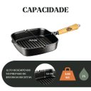 Ver imagem 4 de Frigideira Grill Quadrada Ferro 23,5cm 2l Panela Mineira