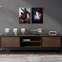 Ver imagem 3 de Kit 2 Placas MDF Geek Gamer Parede 22x28,7 cm Moderna Atual
