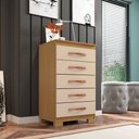 Ver imagem 1 de Cômoda 5 Gavetas Itapema