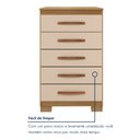 Ver imagem 5 de Cômoda 5 Gavetas Itapema