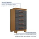 Ver imagem 3 de Cômoda 5 Gavetas Itapema