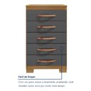 Ver imagem 7 de Cômoda para Quarto 5 Gavetas com Pés Itapema