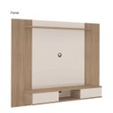 Ver imagem 2 de Conjunto Sala de Estar Nevada Painel TV 75" Polegadas Mesa Centro e Mesa Apoio Casinha Pet Carvalho 