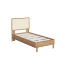 Ver imagem 2 de Cama Solteiro com Cabeceira Fixa 88cm Palhinha Oslo Hanover 27058