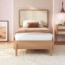Ver imagem 1 de Cama Solteiro com Cabeceira Fixa 88cm Palhinha Oslo Hanover 27058