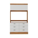 Ver imagem 5 de Estante para Tv até 42 Polegadas Viena 1 Porta 6 Gavetas Espresso Móveis