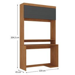 Escrivaninha para Computador Viena 1 Porta Espresso Móveis - 3