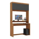 Ver imagem 2 de Escrivaninha Mesa Escritório para Computador Viena 1 Porta Espresso Móveis