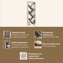 Ver imagem 5 de Estante Multiuso para Livros 6 Prateleiras Helena