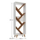 Ver imagem 4 de Estante Multiuso para Livros 6 Prateleiras Helena