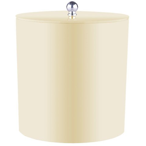 Lixeira para Banheiro Bege Claro 20 x 20cm - 6,2l