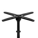 Ver imagem 3 de Base de Mesa Apus em Ferro Preto 75 Cm (alt) Tampo Mdp Redondo Branco 70 Cm (larg) X 2,5 Cm (alt)