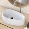 Kit 02 Cubas de Apoio Gota para Banheiro Lavabo C01 Bg43w Branco Granit Matte - Lyam - 2