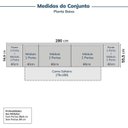 Ver imagem 2 de Guarda-Roupa Planejado 6 Peças 9 Portas Jade CabeCasa MadeiraOriginals Cinza/Urbano