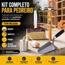 Ver imagem 7 de Kit Ferramentas para Pedreiro com Prumo Colher 7 pol Martelo e Broxa