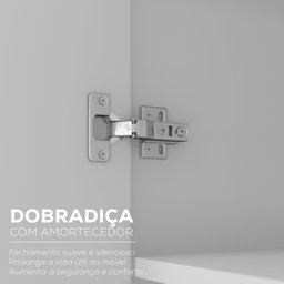 Guarda-Roupa Solteiro 100% Mdf Bp 4 Portas 2 Gavetas Asti - 7
