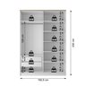 Guarda-Roupa Solteiro 100% Mdf Bp 4 Portas 2 Gavetas Asti - 11