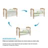 Berço Mini Cama 3 em 1 Americano 100% Mdf Cocada - 6