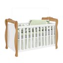 Ver imagem 3 de Berço Mini Cama 3 em 1 Americano 100% MDF Cocada Espresso Móveis Branco Brilho/Amêndoa