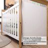 Berço Mini Cama 3 em 1 Americano 100% Mdf Cocada - 9