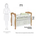 Ver imagem 4 de Berço Mini Cama 3 em 1 Americano 100% MDF Cocada Espresso Móveis Branco Brilho/Amêndoa