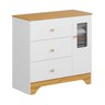 Cômoda Infantil 1 Porta com Janela Retangular e 3 Gavetas 100% Mdf Cocada - 2
