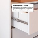 Ver imagem 6 de Closet Casal Modulado Andorra 6 Gavetas 11 Prateleiras Branco - Pnr Móveis