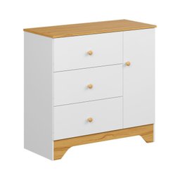 Cômoda Infantil 1 Porta e 3 Gavetas 100% Mdf Cocada - 2