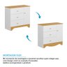 Cômoda Infantil 1 Porta e 3 Gavetas 100% MDF Cocada - 5