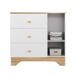 Cômoda Infantil 1 Porta e 3 Gavetas 100% Mdf Cocada - 3