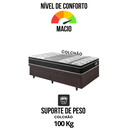 Ver imagem 7 de Cama Box Solteiro Baú Courino Linho Marrom + Colchão Gransleep Molas Verticoil Ecoflex 88x188