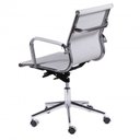 Ver imagem 4 de Kit 6 Cadeiras Escritório Diretor Esteirinha Rodízio Relax Corino 3301