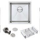 Ver imagem 3 de Kit Cuba Solo Inox Escovado com Acessórios 4040