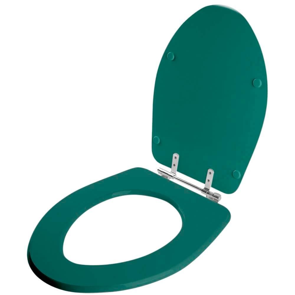 Assento Sanitário Poliester Absolute Verde Amazônia para Vaso Ideal Standard - 2