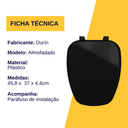 Ver imagem 3 de Assento Tampa para Vaso Sanitário Almofadado Compatível Monte Carlo Preto Durín